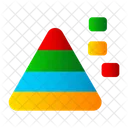 Pyramidendiagramm  Symbol