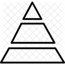 Pyramidendiagramm Diagramm Graph Icon