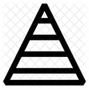 Pyramidendiagramm Pyramidengraph Pyramide Symbol