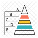 Pyramidendiagramm  Symbol