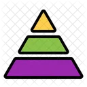 Pyramidendiagramm  Symbol