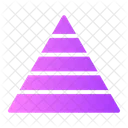 Pyramidendiagramm Pyramide Diagramm Symbol