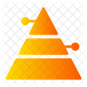 Pyramidendiagramm  Symbol