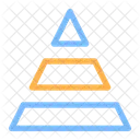 Pyramidendiagramm  Symbol