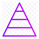 Pyramidendiagramm  Symbol