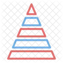 Pyramidendiagramm  Symbol