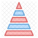 Pyramidendiagramm  Symbol