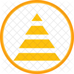 Pyramidendiagramm  Symbol