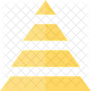 Pyramidendiagramm  Icon