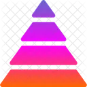 Pyramidendiagramm  Symbol