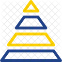 Pyramidendiagramm  Symbol