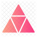 Pyramidendiagramm Benutzeroberflache Pyramidengrafik Symbol