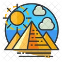 피라미드 세계 서명 아이콘