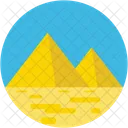 Egypt Pyramids Monument Icon