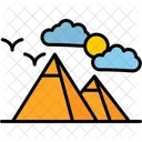 Pyramids Cairo Egypt Icon