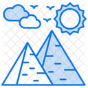 Pyramids Egypt Landmark Icon