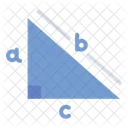 Pythagoras Right Triangle Theorem Icon