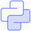Python Duotone Line Icon Icon