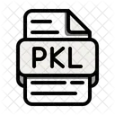 Pkl Python Pickle ファイル、データベース ファイル アイコン