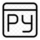 Python Text Coding Programming Icon