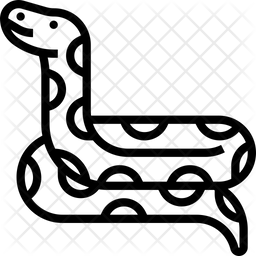 Pythons Icon - Download in Line Style