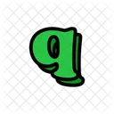 Q Alphabet Lettre Icon