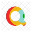 Q Alfabeto Letra Icono