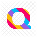Q Alfabeto Letra Icono