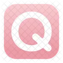 Q alfabeto Icono