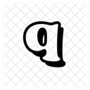 Q Alphabet Letter Icon