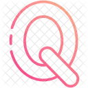 Q Alphabet Letter Icon