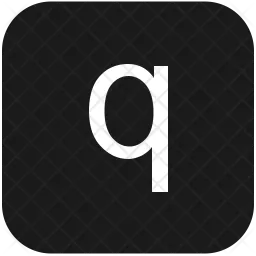 Q 文字  アイコン