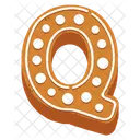 Q Letter Cookies Cookies Biscuit Icon