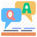 Qa Question Answer Speech Communication Qa Symbol