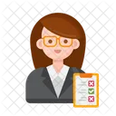 Qa Professional Weiblich Symbol