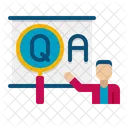 Qa 훈련 Qa교육 Qa연구 아이콘