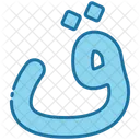 Qaf Arabic Language Icon