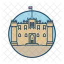 Qaitbay Castle East Port Famous Building Landmark Icon