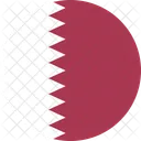 Qatar Flag Country Icon