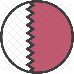 Qatar Flag Icône