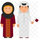 Qatar Outfit Qatari Clothing Qatar Dress Icône