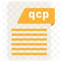 Qcp Format Document Icon