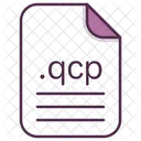 Qcp File Document Icon