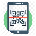 Mobile Barcode Mobile Scanning Qr Code Icon