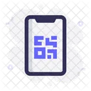 Qr Code Mobile Barcode Icon