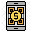 Qr Code Scanning Online Payment Icon
