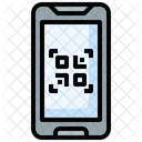 Qr Code Online Shopping Ecommerce Icon