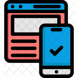 Qr Code Generator Icon - Download in Colored Outline Style
