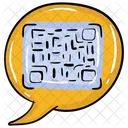Qr Code Chat Encrypted Chat Chat Security Icon