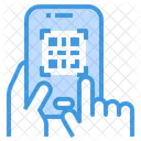 QR Code Handy Zahlung Symbol